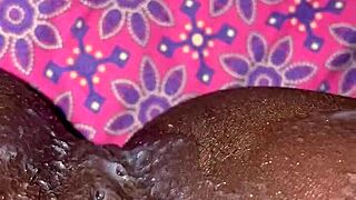 Ebony Slut Squirting Creampie by BBC