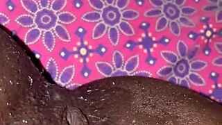 Ebony Slut Squirting Creampie by BBC