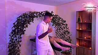 Masseur Leaves Me Horny So I Masturbate