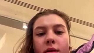 Masturbate In Taxi And Mall With Close Up Orgasms