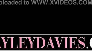 hayley davies blonde aussie bomb pussy licked in public lesbian car play with tan lines