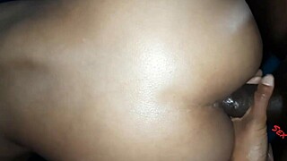 Skinny babe's ass wrecked by huge cock!