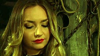 Pale Lesbian Slave Moans In Ecstasy