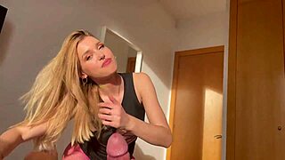 Amazing Blonde Pussy And Throatfucked By A Big Cock