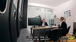 loan4k undercover in the office, this czech bookworm is one of the best sluts on the desk