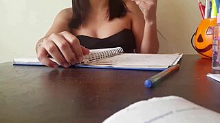 Stepsister Visits Without Panties