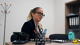 loan4k undercover in the office, this czech bookworm is one of the best sluts on the desk