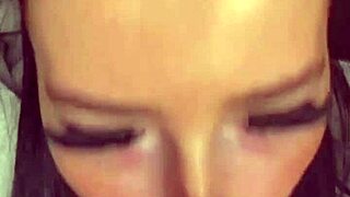 horny british girlfriend turns into a slut for webcam experience
