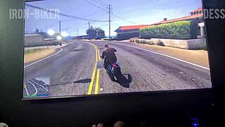 Stepsister Loses Bet, Gags in Cowgirl POV Orgasm