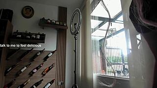 i'm flashing my big tits and fingering my ass on webcam for you.