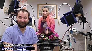 Dr. Tampa's New Sex Slave Raya Nguyen Gets Bondage And Creampie!