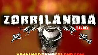 kandy gets two cocks at the spanish holiday party, sucking and fucking hard