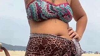 Got Naked On Beach, Made Him Hard, Teased His Cock?
