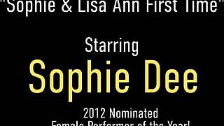 busty hotties lisa ann and sophie dee cum with intense lesbian sex