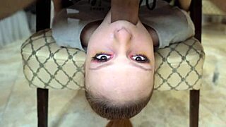 Stepsister curious about brother's gift gets his big dick in her tight pussy