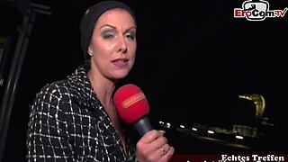 Deutsches skandal casting auf der straße