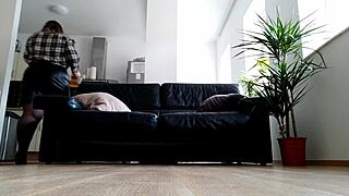 wet old hairy pussy from below