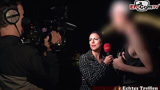 Deutsches skandal casting auf der straße