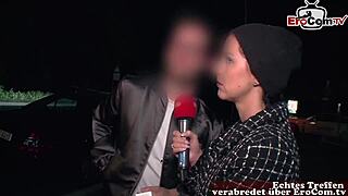 Deutsches skandal casting auf der straße