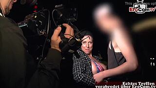 Deutsches skandal casting auf der straße