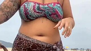 Got Naked On Beach, Made Him Hard, Teased His Cock?