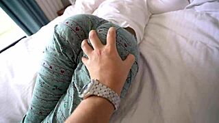 step bro creampies step sister's pussy in homemade cowgirl riding