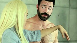 Nuru massage - busty blonde luna star tries man massager for the first time and she liked it so much