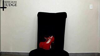 stupid horny heel slut says, 'punish me in garage'