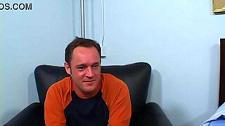 I give Demi Delia an extreme blowjob, bent over in fishnets on the bed