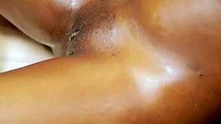 naija girl in doggy position on the coach