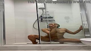 Naked Roxy Showers And Masturbates!