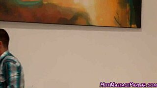 Busty Masseuse Jizz Soak