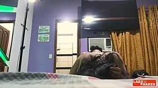 Room Casting 9: Esther from Chiclayo gets her pussy licked in doggystyle bliss