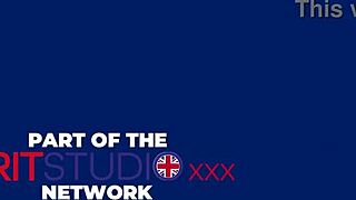 gorgeous british ellie gets teased and edged