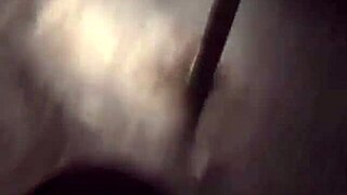 A big ass teen gropes tits on the train while being watched