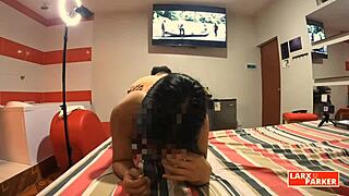 Room Casting 8 Perla Enjoys Cunilingus In Doggy