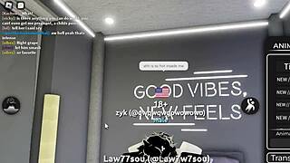 Fucking a cute little 18+ kitty slut on a roblox condo