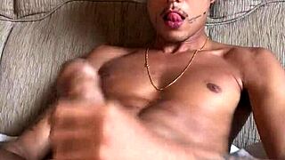 Watch This Young Girl Masturbate With Huge Cock!