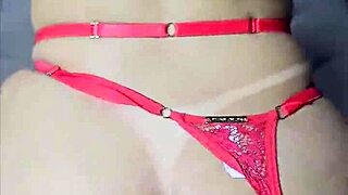 Reverse cowgirl with amazing cum in homemade latina scene