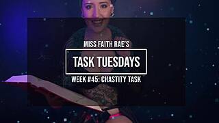 A CHASTITY TASK for HORNY PETS from MISS FAITH RAE'S femdom audio