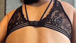 Petite Latina in Lingerie Takes Hard Anal and Creampie POV?