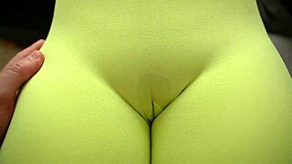 Rubbing My Perfect Wet Pussy in Wet Leggings