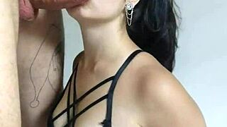 Hot Girlfriend's Deep Blowjob On Wellington Prado's Big Cock.