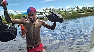 Nudist Beach Adventure Turns Into Wild Orgy With Joao And Lunna