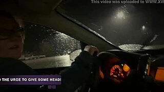18-Year-Old Teen Craves Sucking Cock in Public Parking Lot!