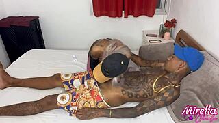 This skinny tattooed slut loves anal fingering and creampie 😈