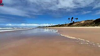 Nudist Beach Adventure Turns Into Wild Orgy With Joao And Lunna