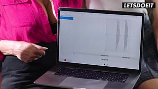 Can Milf Reagan Foxx Handle Young 18+ Chicks with Strap-On?