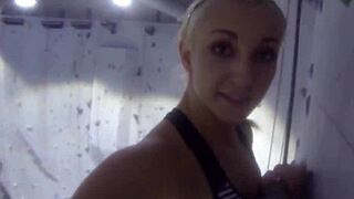 Fit teen jade amber in pov session 😏