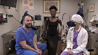 petite virgin rina arem loses virginity in clinic with deepthroat